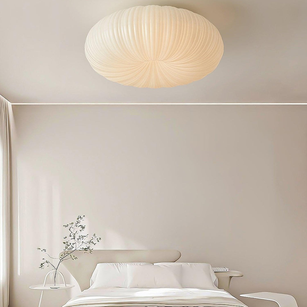 Design de plafond LED Filomena, dimmable, apporte élégance et lumière douce à l'intérieur.