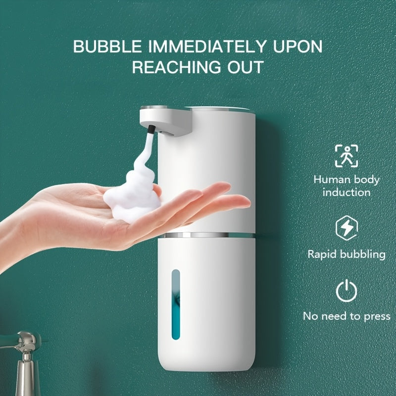 Distributeur de savon automatique avec capteur intelligent, hygiène sans contact pour toute la famille.