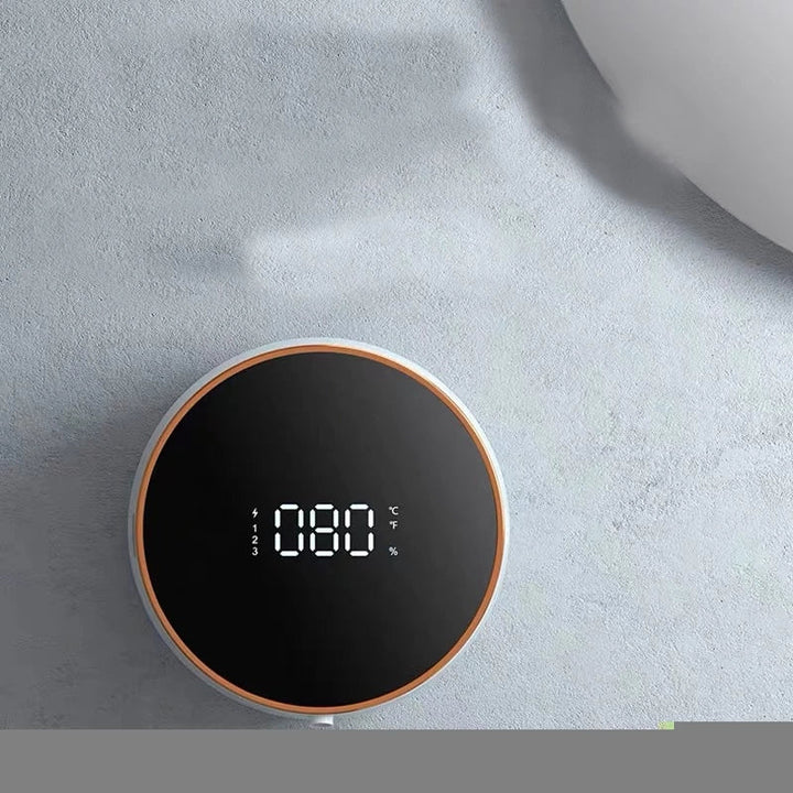 Distributeur de savon automatique sans contact, moderne et rechargeable pour une hygiène impeccable.