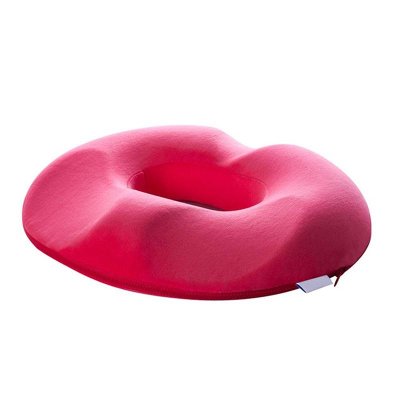 Coussin beignet lavable et hygiénique, soutien orthopédique pour soulager douleur coccyx et hémorroïdes. Santé et confort.
