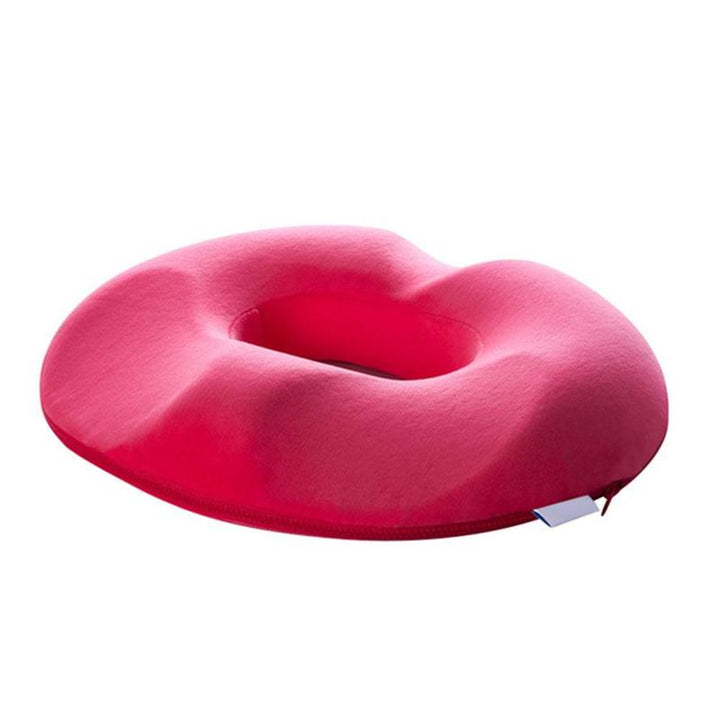 Coussin beignet lavable et hygiénique, soutien orthopédique pour soulager douleur coccyx et hémorroïdes. Santé et confort.