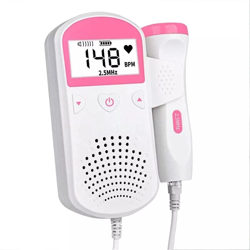 Doppler fœtal portable pour l'écoute du cœur de bébé pendant la grossesse. Idéal pour futures mamans.