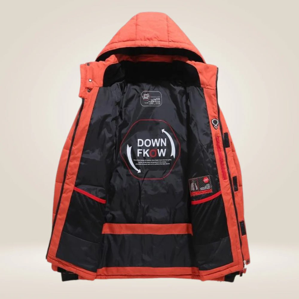 Doudoune homme en duvet, confortable et chaude, idéale pour les activités extérieures et urbaines.
