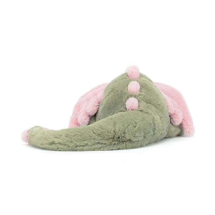 Peluche dragon unisexe, douce et câline. Le cadeau parfait ou la décoration idéale pour toute chambre.