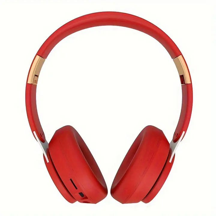 Casque sans fil SonicAir posé sur une table, prêt à l'emploi pour une écoute musicale immersive et confortable.