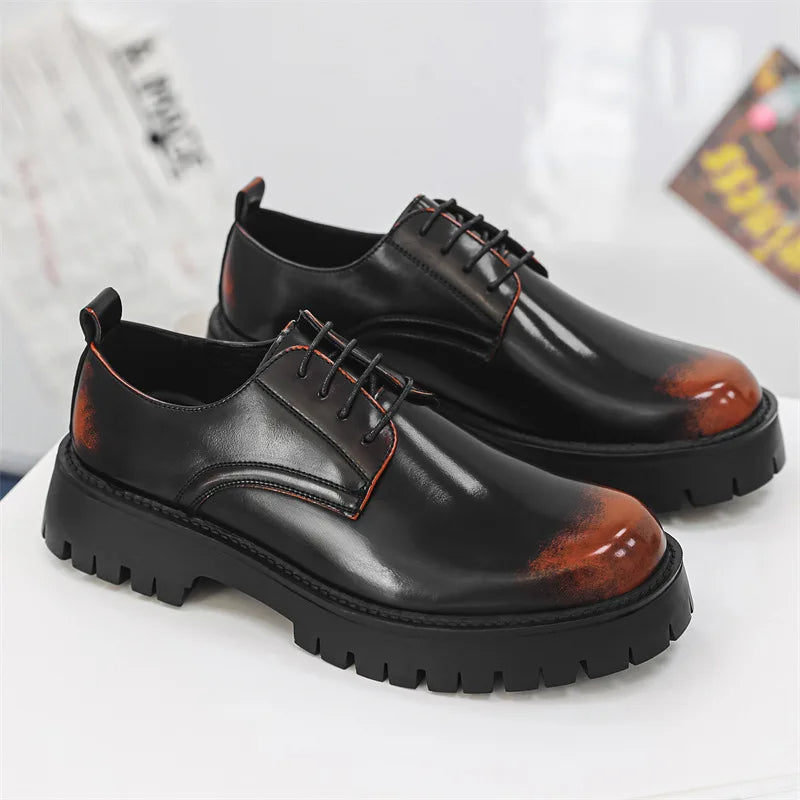 Chaussures décontractées pour hommes avec des détails raffinés, parfaites pour la mode urbaine.