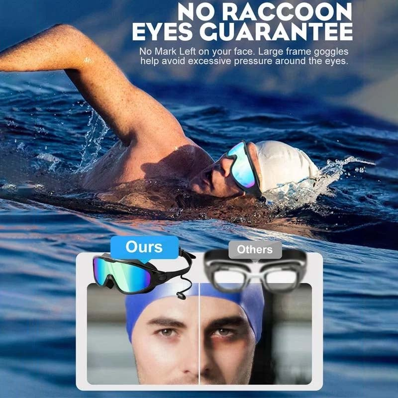 Lunettes AquaVision Pro: protection anti-UV et anti-buée pour nageurs, sport aquatique, confort optimal.