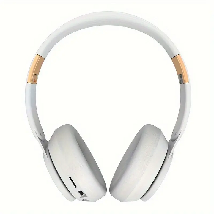 Casque SonicAir dans sa boîte, avec câble de charge USB et étui de transport, accessoire audio complet.