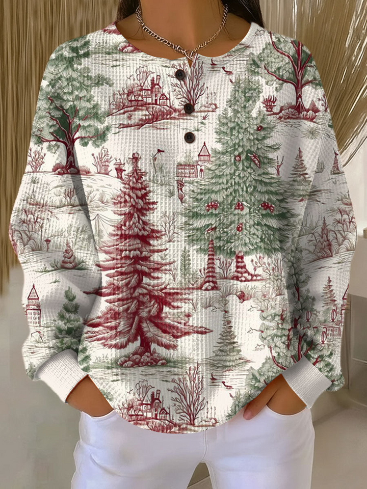 Pull femme, tricot gaufré élégant, offre chaleur et style durant les mois froids.