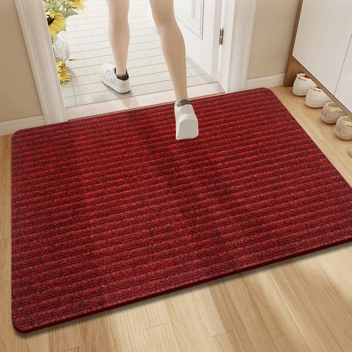 Tapis d'entrée HydroGuard gris anthracite, ultra absorbant et antidérapant, idéal pour intérieur/extérieur. Protège vos sols.