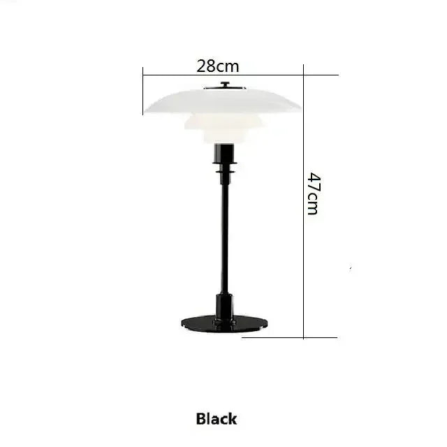 Lampe de chevet AuroraGlow en verre, offrant une lumière douce pour la chambre.