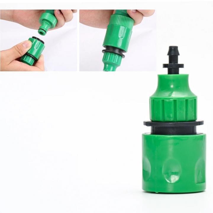 Irrigation intelligente avec minuterie pour jardin, serre et balcon. Système goutte-à-goutte.