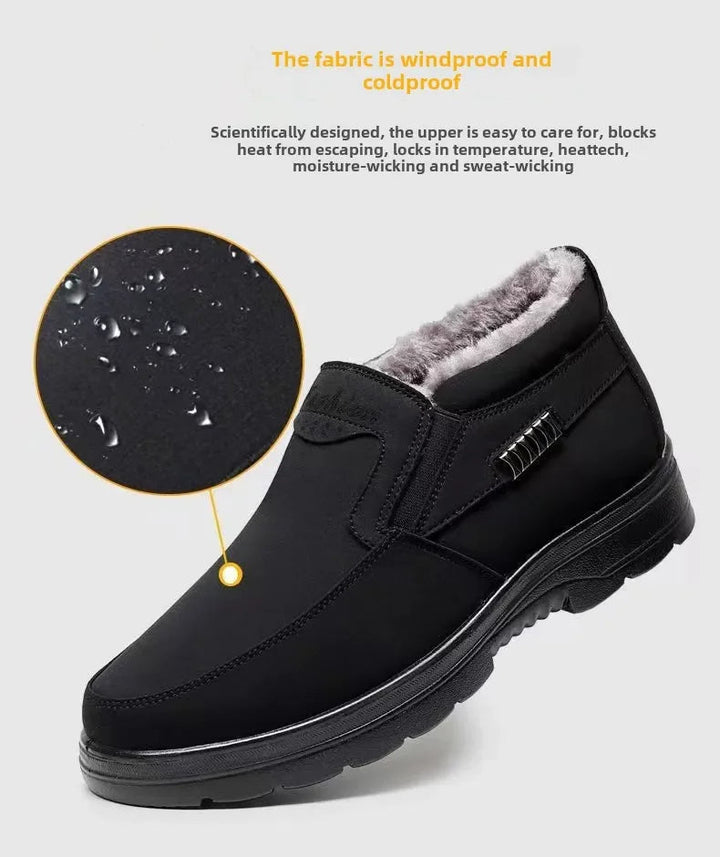 Bottes orthopédiques pour hommes, garantissant un excellent soutien du pied et une protection optimale contre le froid.