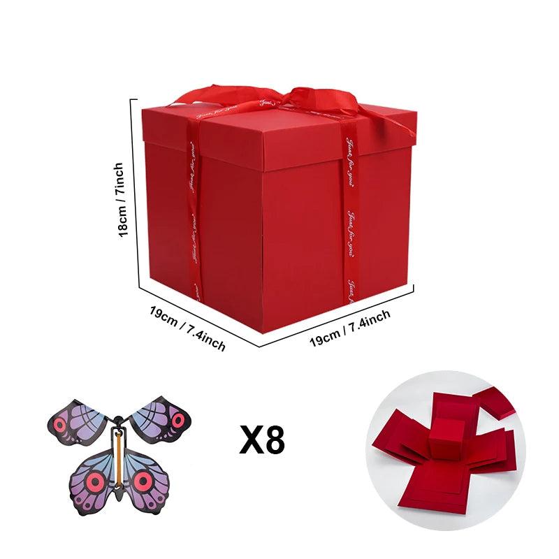 Boîte surprise personnalisable pour un effet wow garanti, un cadeau unique et créatif.