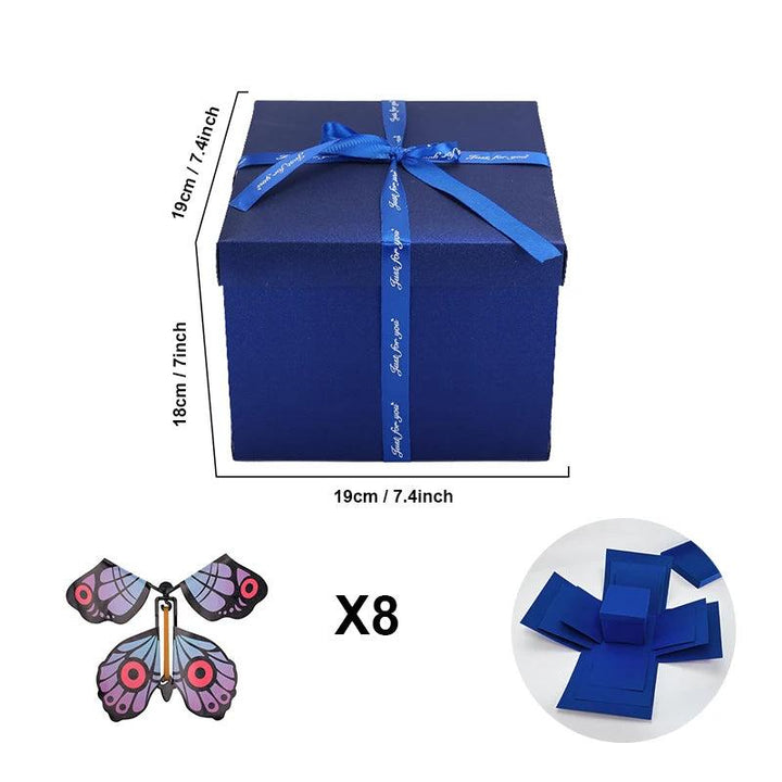 Boîte créative personnalisable, inspirez-vous pour un cadeau DIY unique et mémorable.