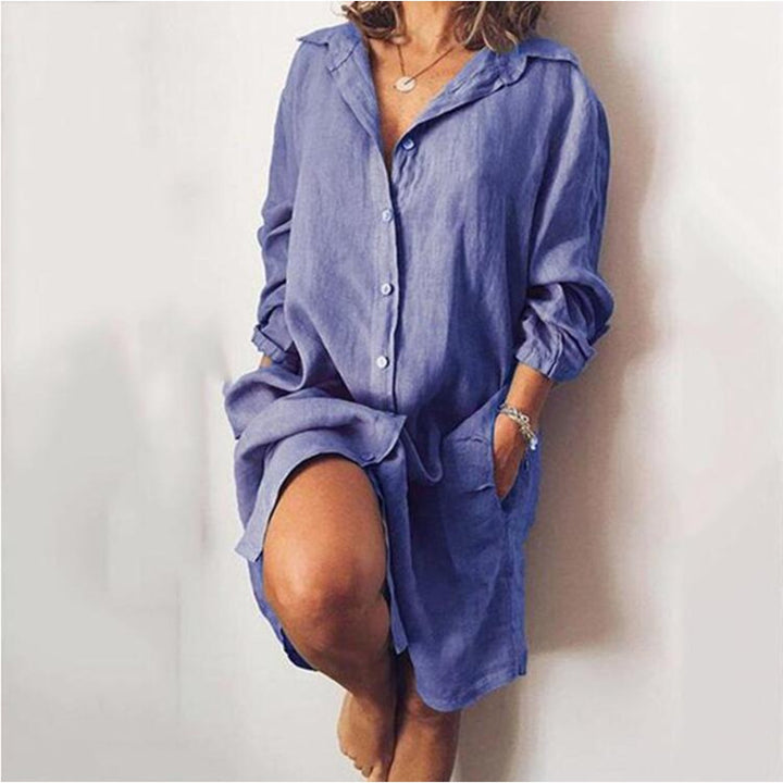 Blouse femme élégante, coupe fluide, parfaite pour un style décontracté raffiné sous le soleil.
