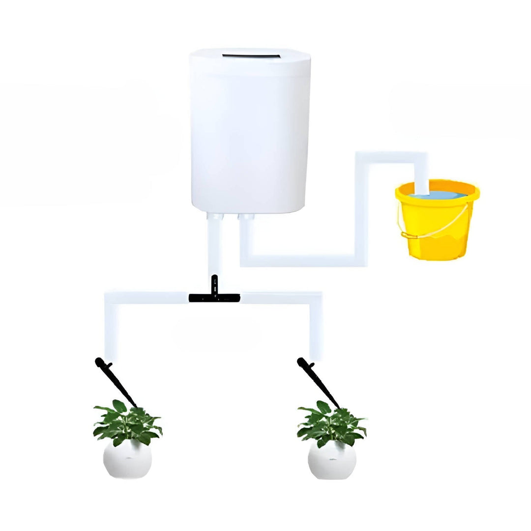 Installation simplifiée du système d'arrosage automatique pour un jardinage autonome sur balcon ou terrasse.