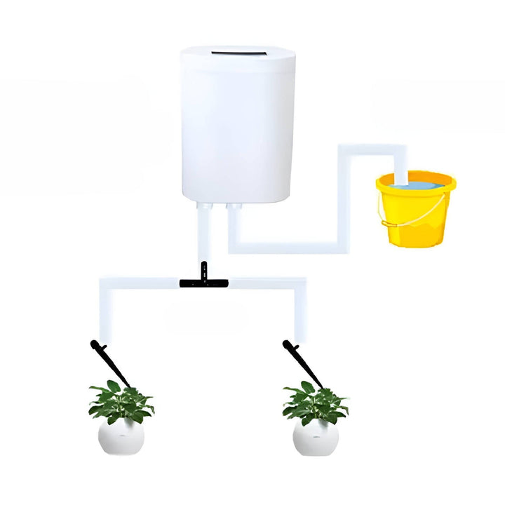 Installation simplifiée du système d'arrosage automatique pour un jardinage autonome sur balcon ou terrasse.