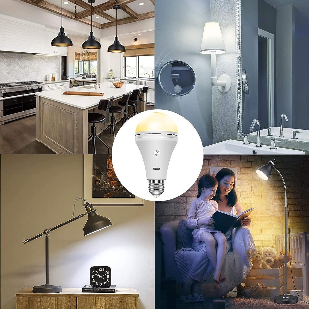 Lampe de table LED portable, rechargeable, au design épuré moderne. Éclairage d'appoint sans fil pour toute pièce.