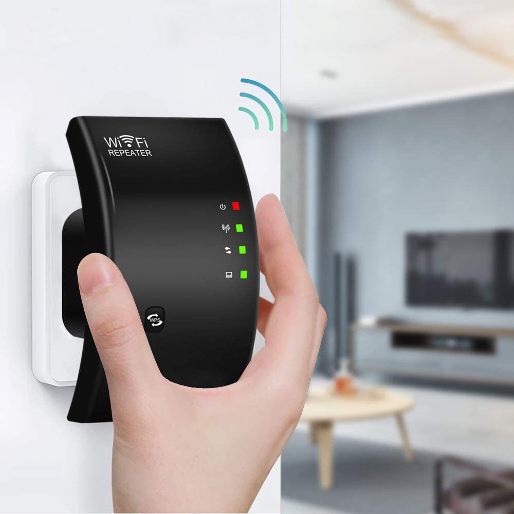 Amplificateur de signal WiFi pour éliminer les zones mortes et optimiser la couverture de votre réseau sans fil.