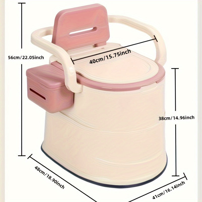 Urinal portable pour seniors et femmes enceintes, offrant discrétion, confort et hygiène optimale en déplacement.