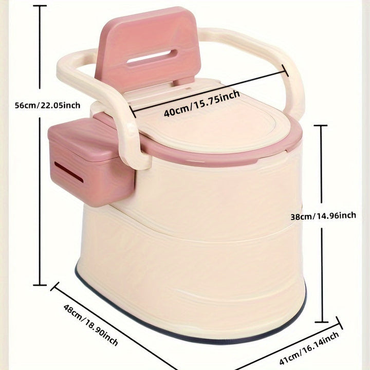 Urinal portable pour seniors et femmes enceintes, offrant discrétion, confort et hygiène optimale en déplacement.