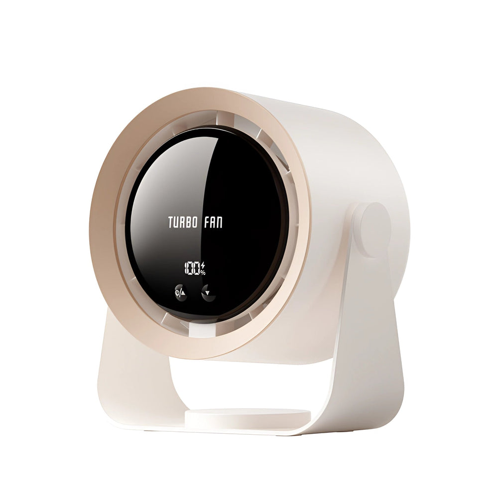 Ventilateur sans lame LED sécurisé, idéal pour les enfants. Design moderne et silencieux, rafraîchit toute pièce.