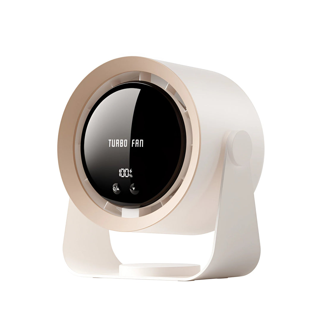 Ventilateur sans lame LED sécurisé, idéal pour les enfants. Design moderne et silencieux, rafraîchit toute pièce.