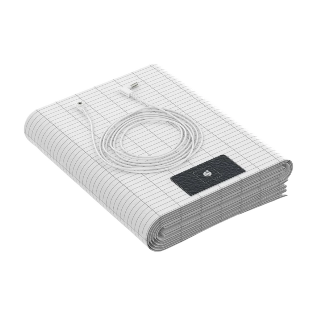 Drap de mise à la terre en coton bio pour un sommeil réparateur et une meilleure vitalité.