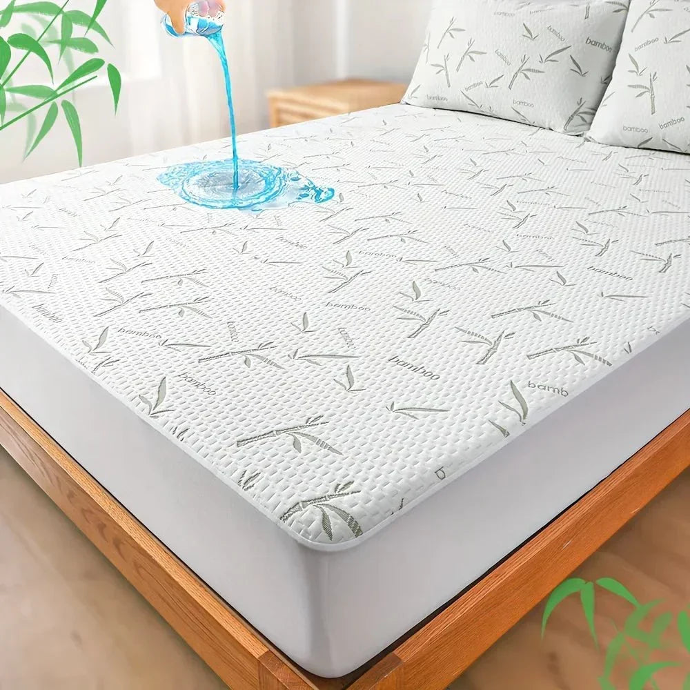 Literie fraîche : drap-housse en bambou rafraîchissant pour des nuits d'été confortables.