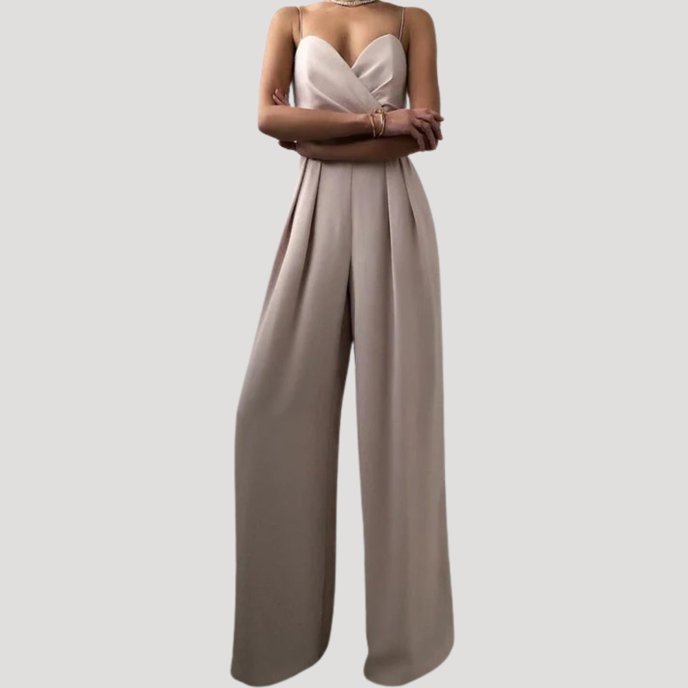 Combinaison fluide d'été pour femme, ultra-confortable et élégante, idéale pour le printemps.