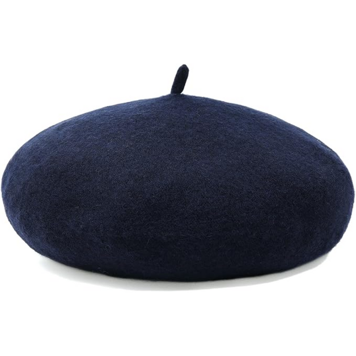Chapeau béret marron chocolat, mode française chic, un excellent cadeau pour elle ou lui.