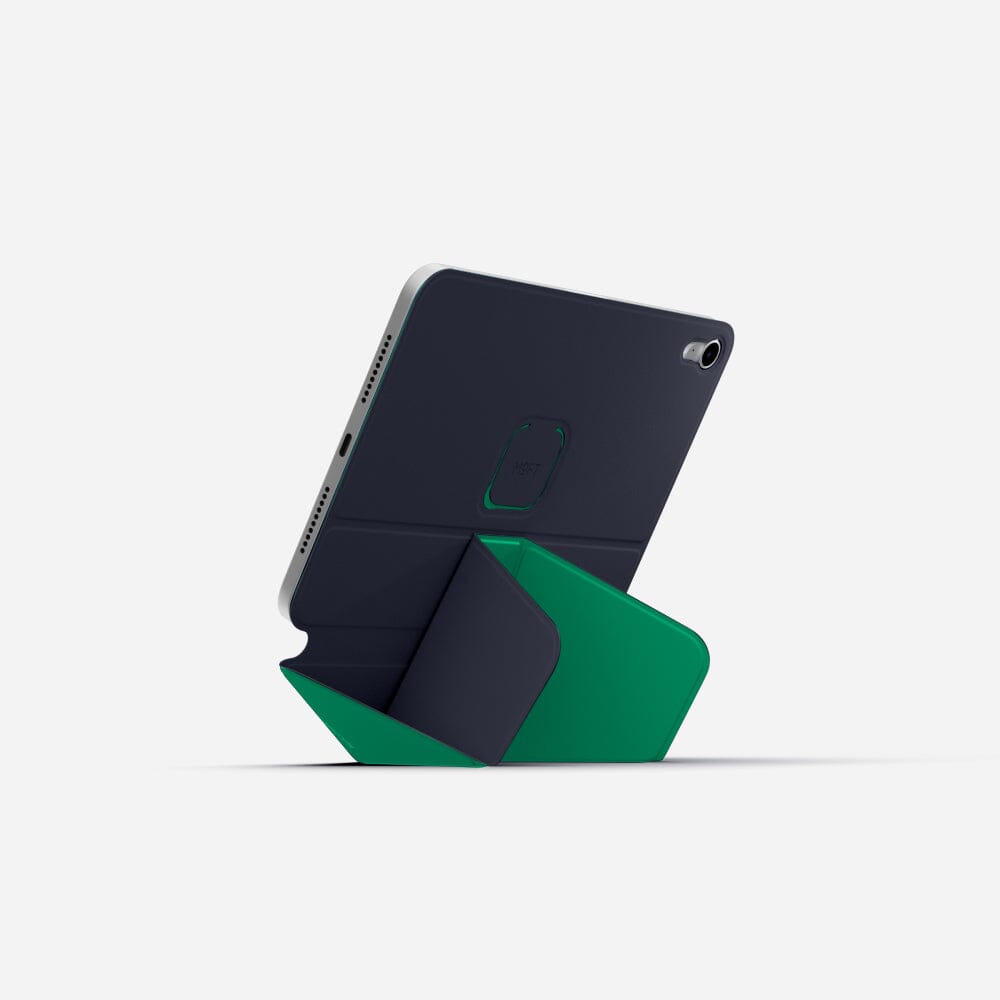 Folio dynamique iPad mini 6, support intégré, protection complète et design moderne.