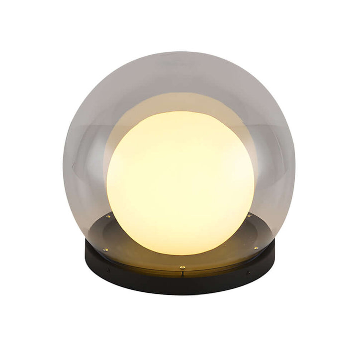 Lampe de jardin filaire moderne. Éclairage LED puissant et fiable pour une utilisation extérieure continue.