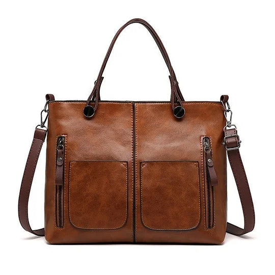 Accessoire mode femme : sac bandoulière en cuir PU chic, parfait pour un look moderne et élégant.