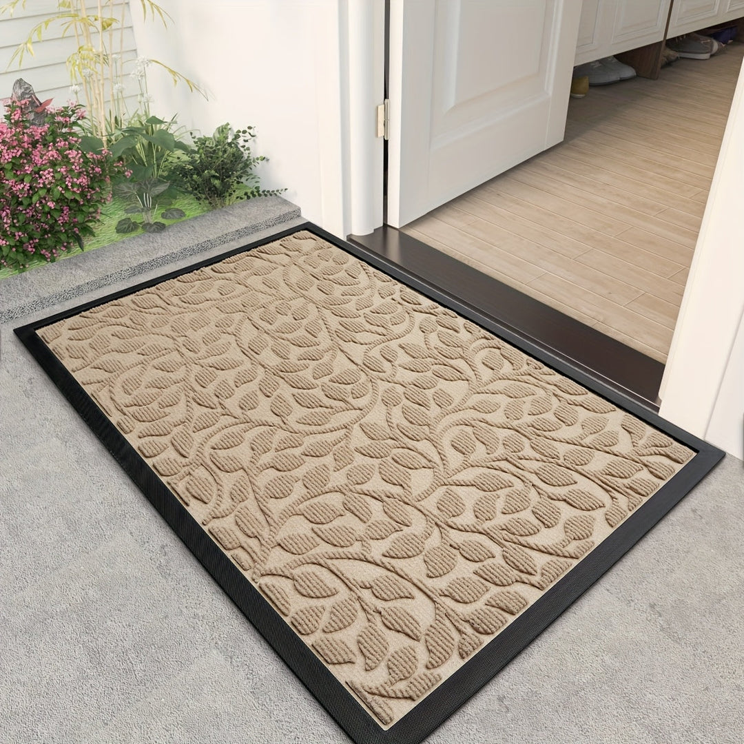 Tapis d'entrée antidérapant pour sécurité et propreté maximale dans les zones achalandées.
