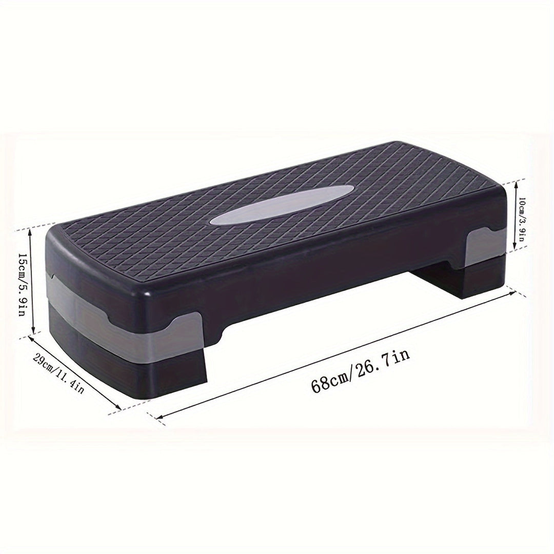 Stepper aérobie réglable antidérapant pour fitness à la maison ou en salle de gym.