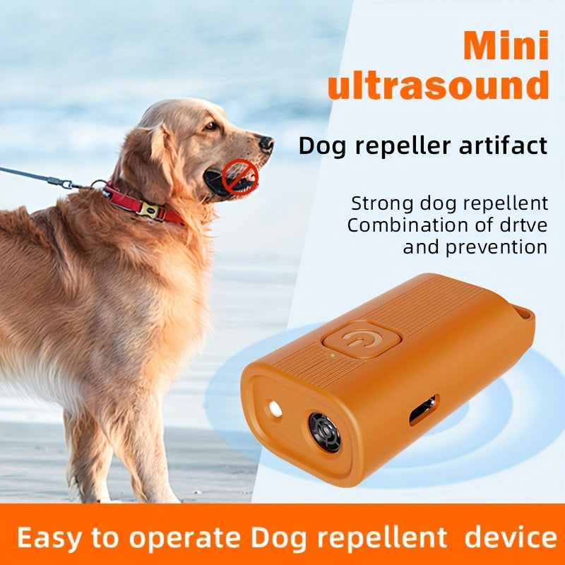 Appareil anti-aboiement portable SilentGuard. Solution ultrasonique efficace pour chiens, intérieur/extérieur.