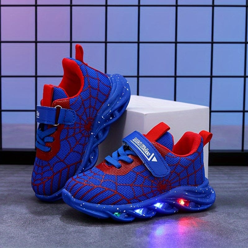 Chaussures de sport lumineuses pour enfants, avec LED, modernes et confortables, pour garçons et filles.
