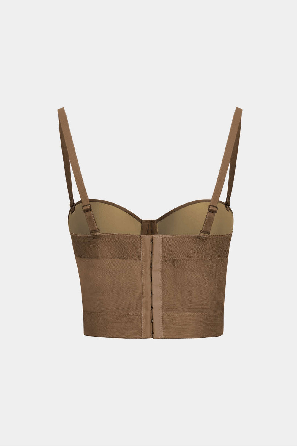 Haut bustier sensuel transparent à armatures pour femme, coupe ajustée, style chic.