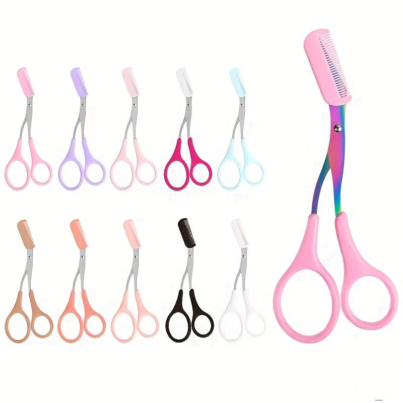 Outil professionnel en acier pour l'entretien des sourcils, coupe nette et précise du visage.