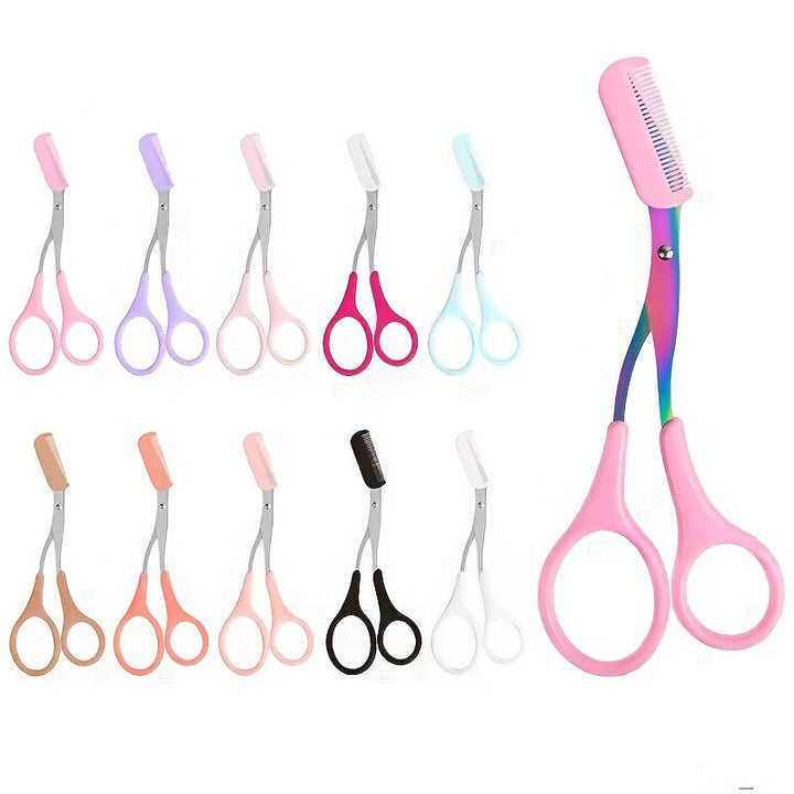 Outil professionnel en acier pour l'entretien des sourcils, coupe nette et précise du visage.