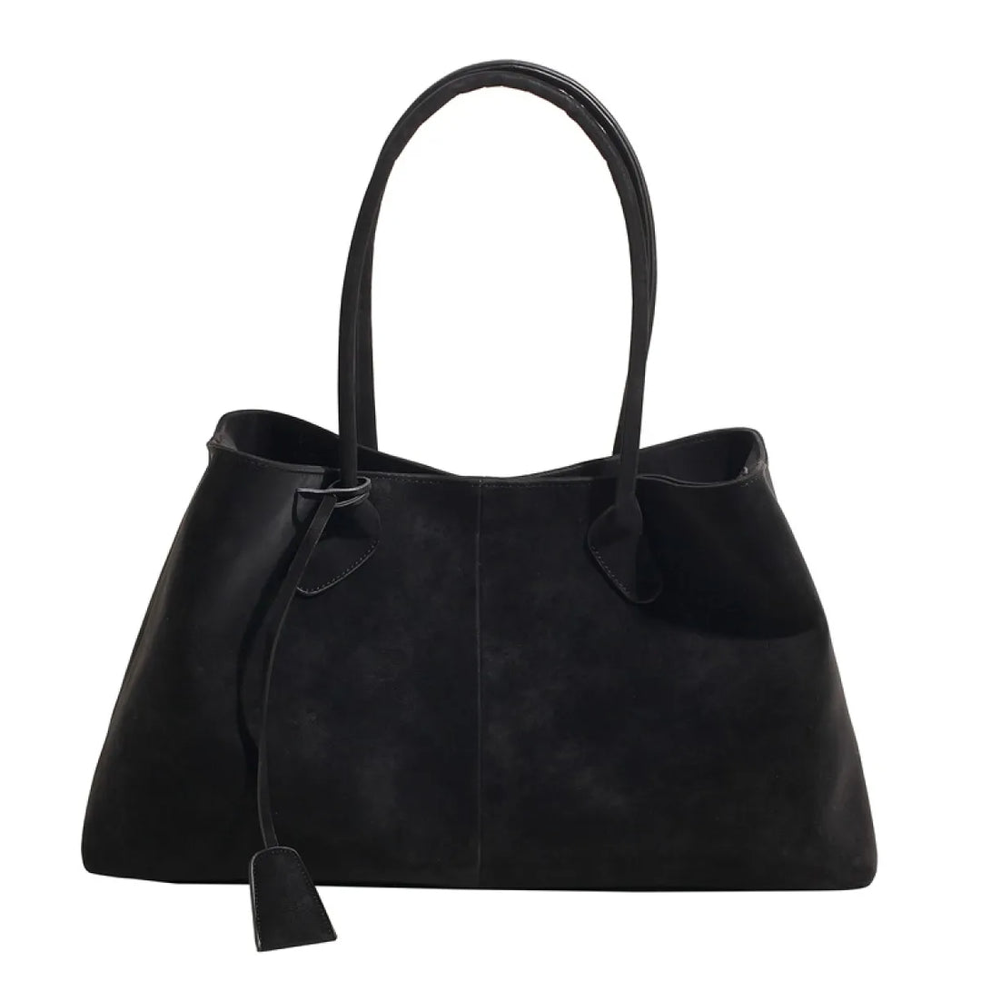 Sac d'épaule femme chic, fourre-tout spacieux pour le travail et les loisirs, accessoire mode indispensable.