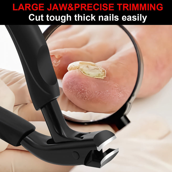Coupe-ongles ergonomique pour orteils, offrant confort et précision pour un soin des pieds optimal.