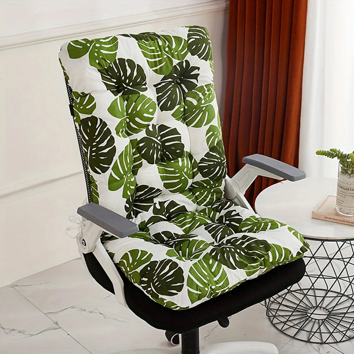 Coussin d'assise ergonomique portable avec dossier, idéal pour la prévention des douleurs dorsales.