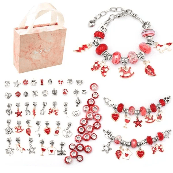 Jouet éducatif: kit DIY bracelets encourage motricité fine et créativité chez les jeunes filles.