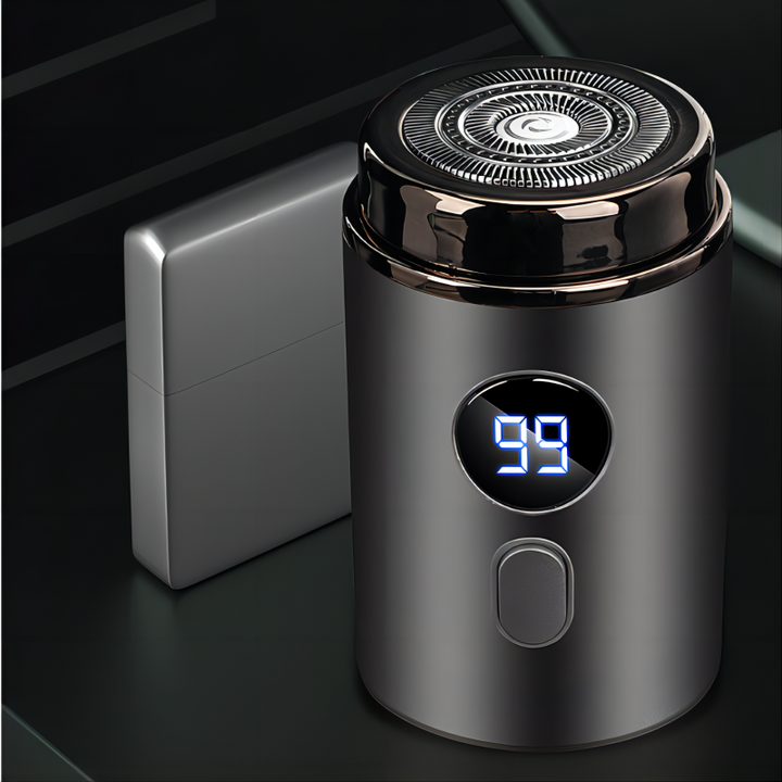 Mini rasoir électrique efficace pour homme, rasage rapide, précision et hygiène optimale, portable.