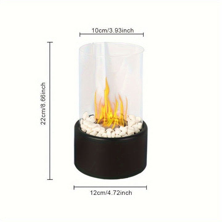 Cheminée de table design rustique, poêle à éthanol portable. Parfaite pour toute déco intérieure.