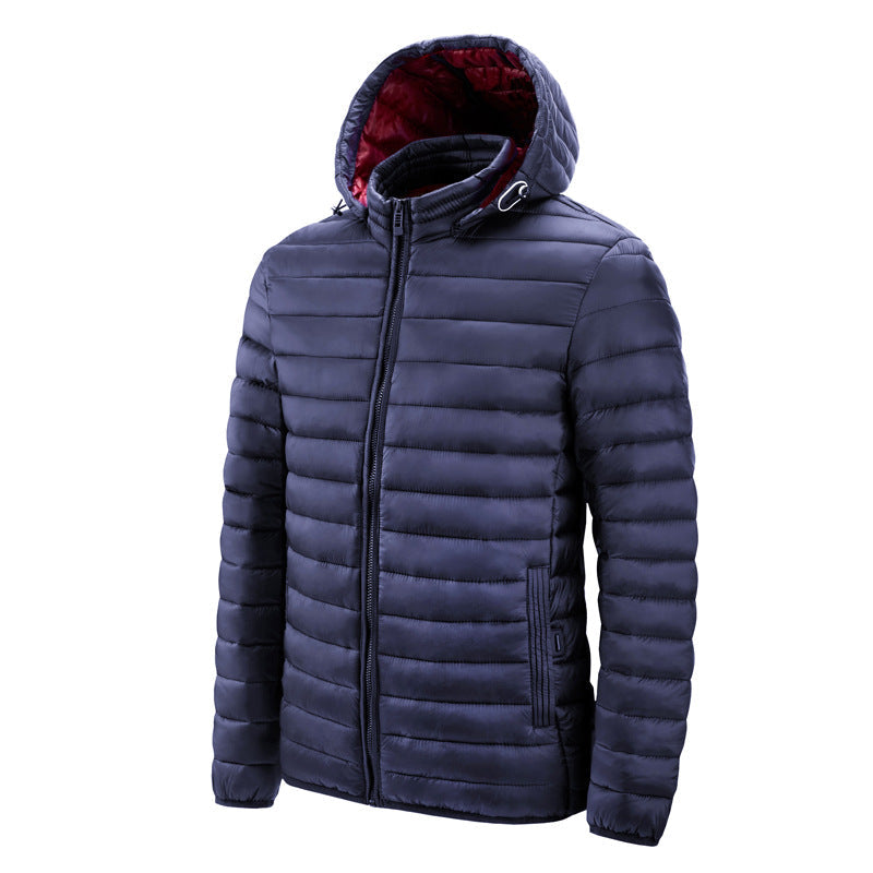 Veste thermique matelassée homme pour chaleur maximale en hiver. Protection coupe-vent, idéale pour le sport et la ville.