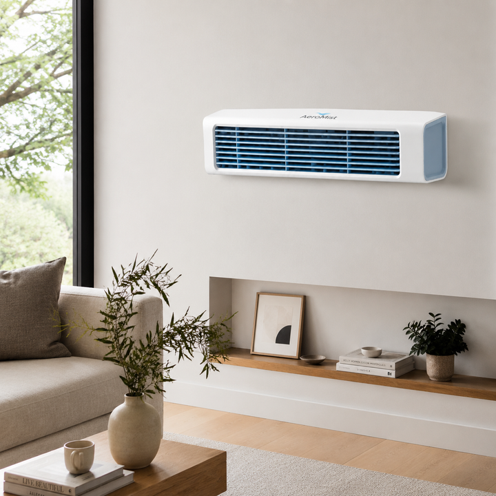 Rafraîchisseur d'air portable en ABS USB-C. Ventilateur compact silencieux avec télécommande pour fraîcheur personnelle été.